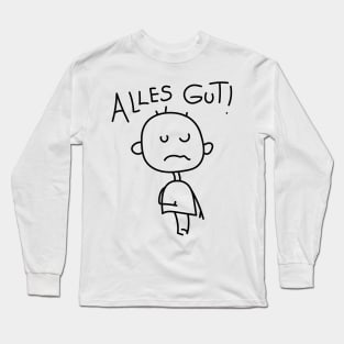 Stick figure satire Long Sleeve T-Shirt